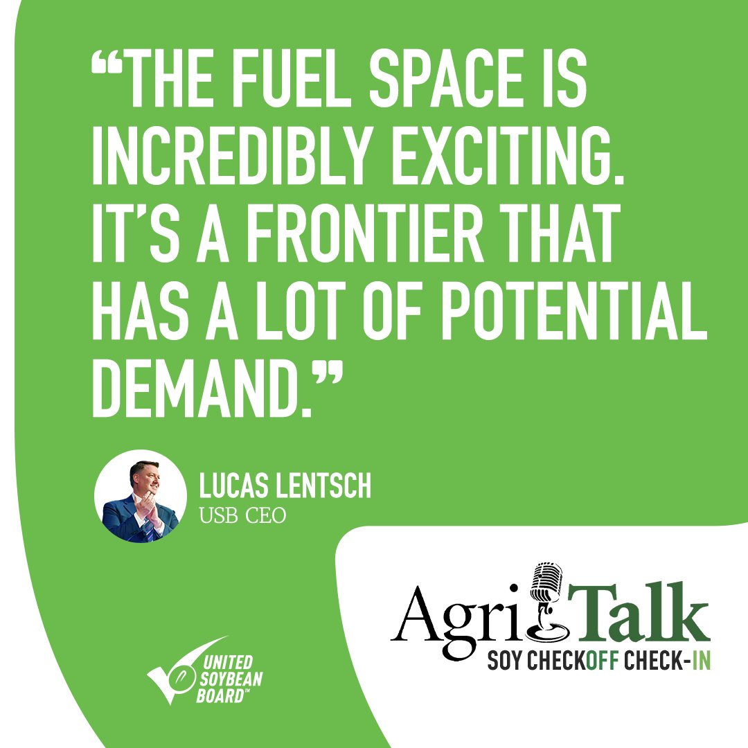 USB CEO Lucas Lentsch is excited about the soybean innovation pipeline. “The drop-in replacement of a soybean oil against a petroleum-based product … we can compete head to head in that space.” To hear more, click here: youtu.be/zEWTwsUxG3Q
#soycheckoff #soybeanfarming