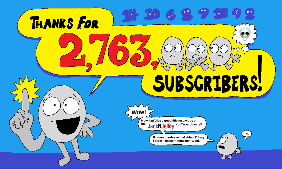 Thank you all... for 2,763,000 SUBSCRIBERS!!!