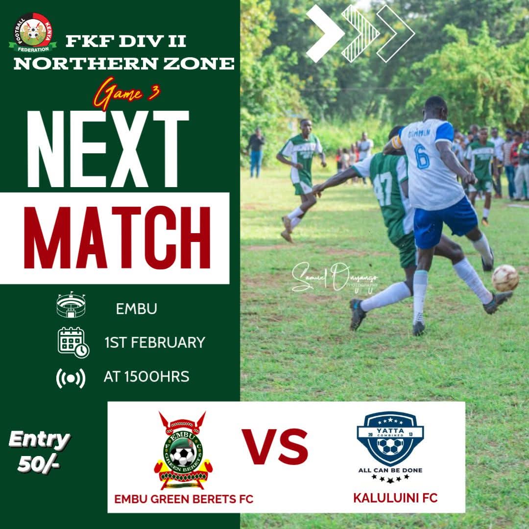 embugreenberets's tweet image. Kaluluini Fc mko Tayari?
