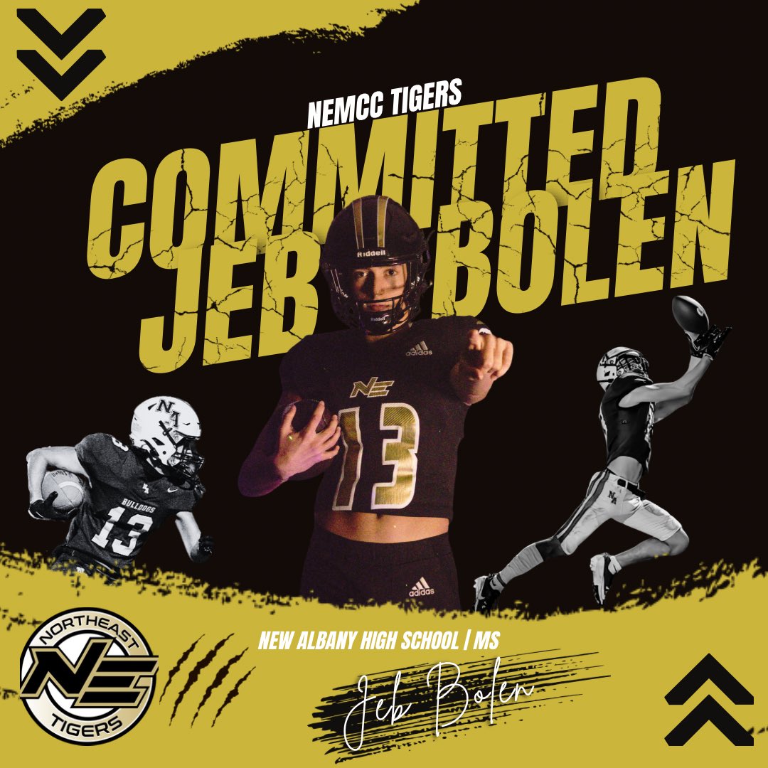 Blessed to announce that I am committing to further my football career at Northeast Community College. I want to thank all my family and coaches that have gotten me to this point. Most of all I want to thank my Lord and Savior Jesus Christ.  #AGTG <a href="/CoachGDavisFB/">Greg Davis</a> <a href="/coachcannon97/">Coach Sean Cannon</a>