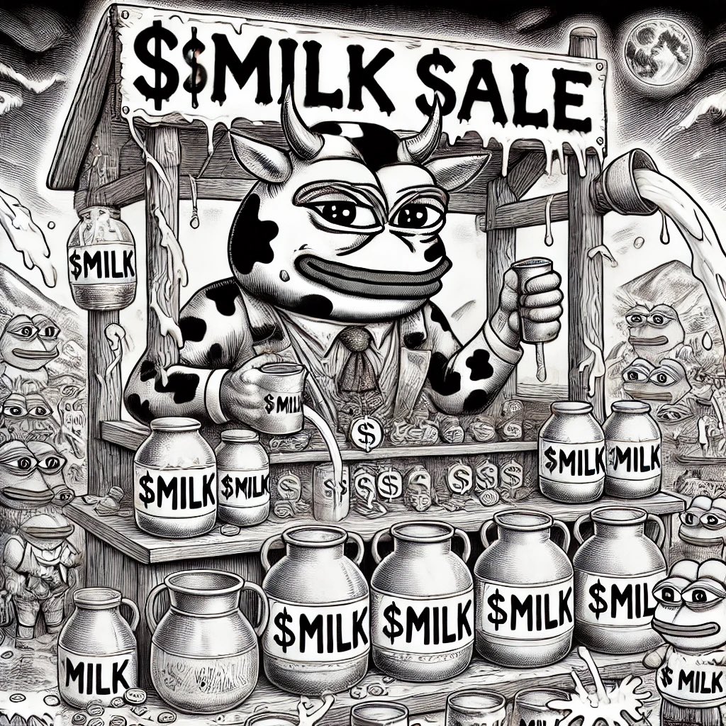 $milk for sale 

Ca

0xba7f9a1159a45278734fafd8ba8cc38989de0ba1
