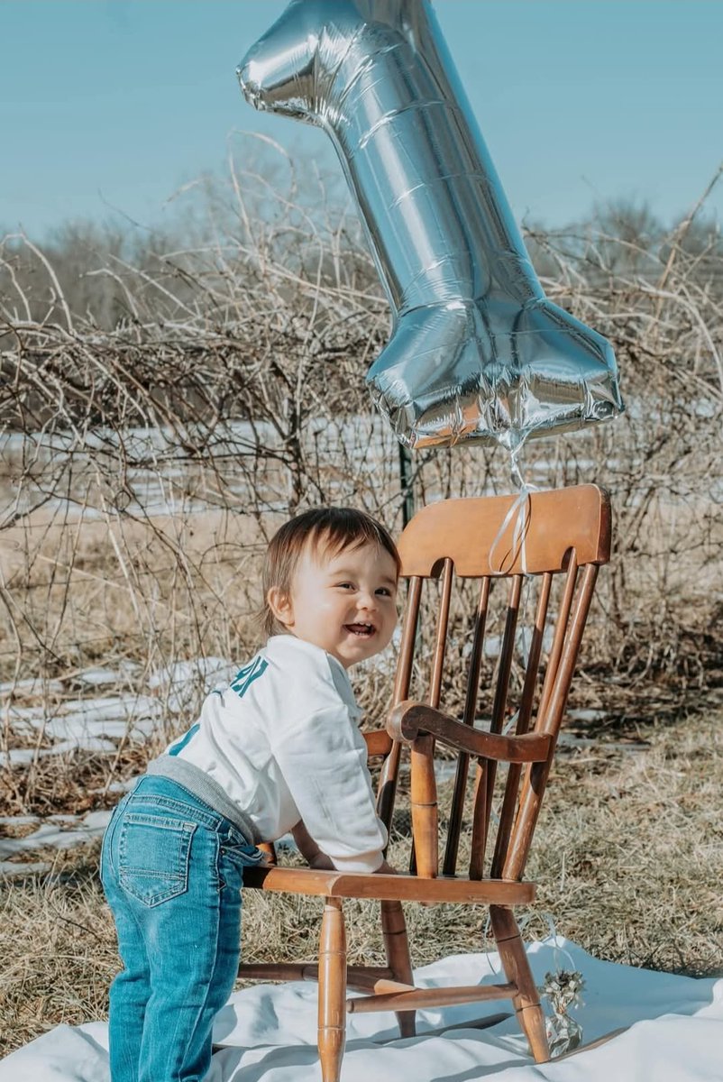 MandelynneCook's tweet photo. My favorite boy is 1 today🥳🥳 MiMa loves you to the moon and back❤️ https://t.co/0A6JgssVqi