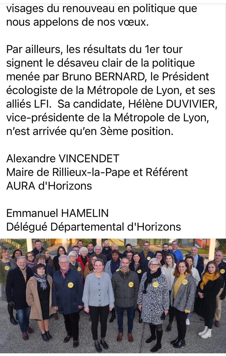 BenAstre's tweet photo. Merci @AlexVincendet et @EmmanuelHamelin pour votre soutien pour ce 2nd tour. 🔸@ClairePouzin 🔹notre tête de liste pour les Municipales Anticipées de Francheville rassemble autour d’elles le Centre, la Droite et les indépendants. Formule gagnante pour la Métropole de Lyon 2026! https://t.co/puVJBkP6BF