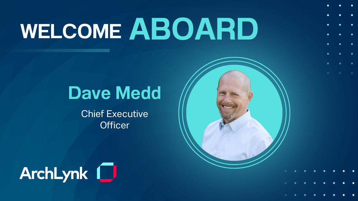 🚀 Exciting Leadership Update!

We’re thrilled to welcome Dave Medd as the new CEO of ArchLynk! With 25+ years of leadership in tech &amp; supply chain, Dave will drive innovation &amp; growth in SAP-led digital supply chain solutions. hubs.li/Q034M2nn0
Join us in welcoming Dave!