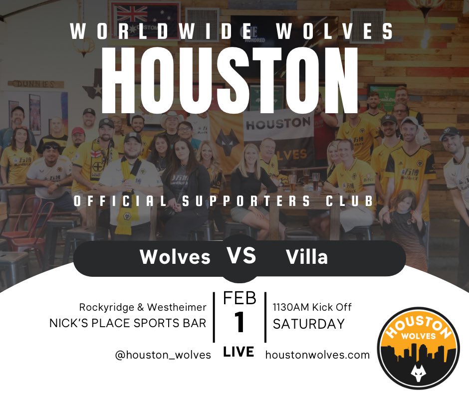 Houston_Wolves's tweet image. Saturday 📆
RSVP : houstonwolves.wordpress.com/meet-ups/
