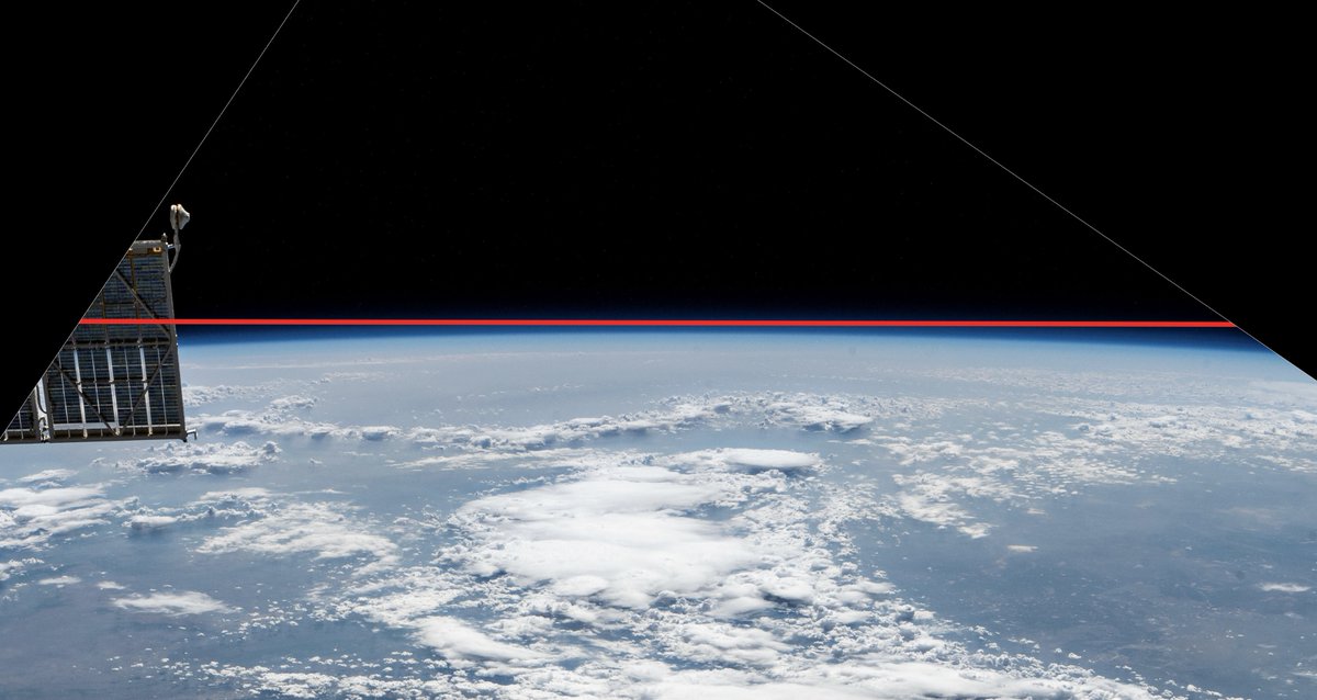 <a href="/winearther/">Flash ⚡️</a> This is Earth's limb in that photo. The red line is perfectly straight. I see the curve and so do you.