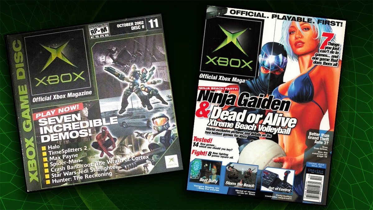 xbox_media's tweet photo. ¿Recuerdas la revista Official Xbox Magazine? Ahora puedes leer y descargar legítimamente todos sus números 🫴 https://t.co/0X2MCZ3BV9 https://t.co/CP910nBiZF