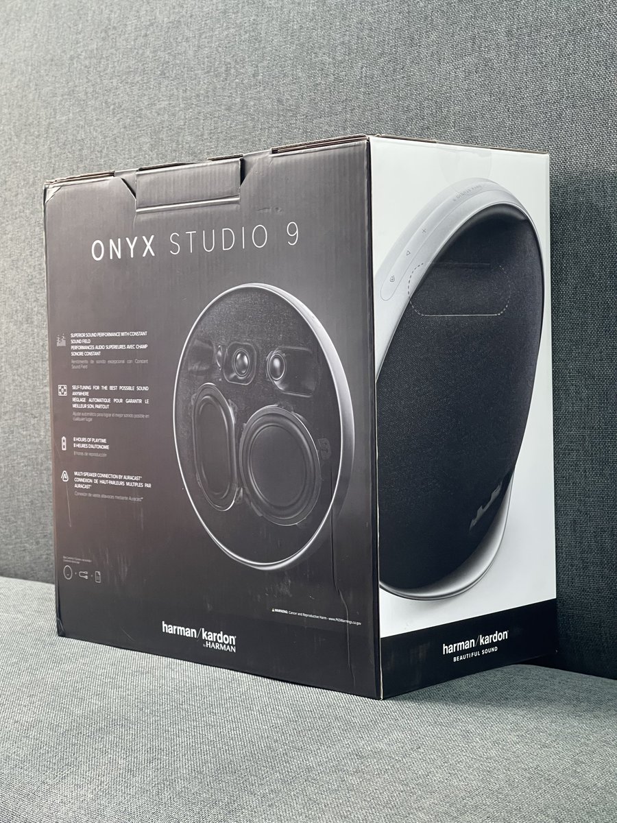 c4seriesgadgets's tweet photo. *Harman kardon Onyx Studio 9 | Portable Stereo Bluetooth Home Speaker | Superior Sound Performance with Constant Sound field | 8Hrs Of Playtime | Multi Speaker Connection By Auracast * 500k https://t.co/X1Jrp4v2WN