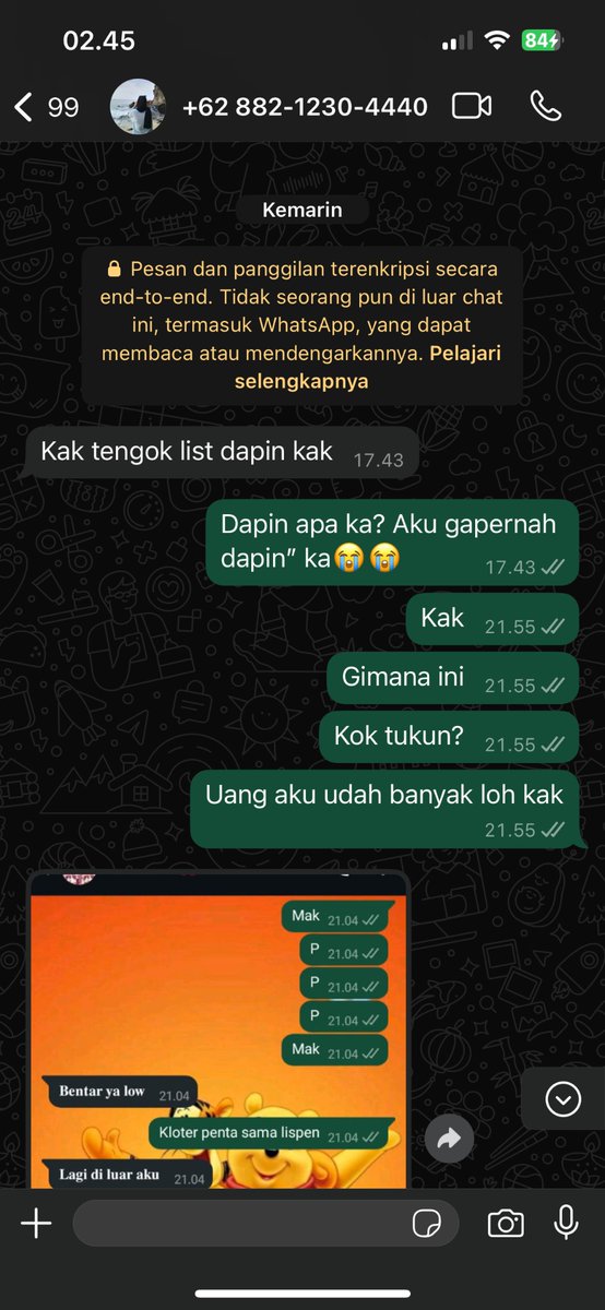 nandyiud's tweet photo. Terus ini lagi adminnya juga sama sama gamau mengusahakan gimana caranya uang member balik, wehh anjing kalian semua!! PENIPU KAYAK KALIAN MATI AJA DINERAKA! Enak ya makan duit orang babi ! #laporpolisi #viral #hotnews #lambeturah #kapolri #percumalaporpolisi https://t.co/XTQUkim8TA