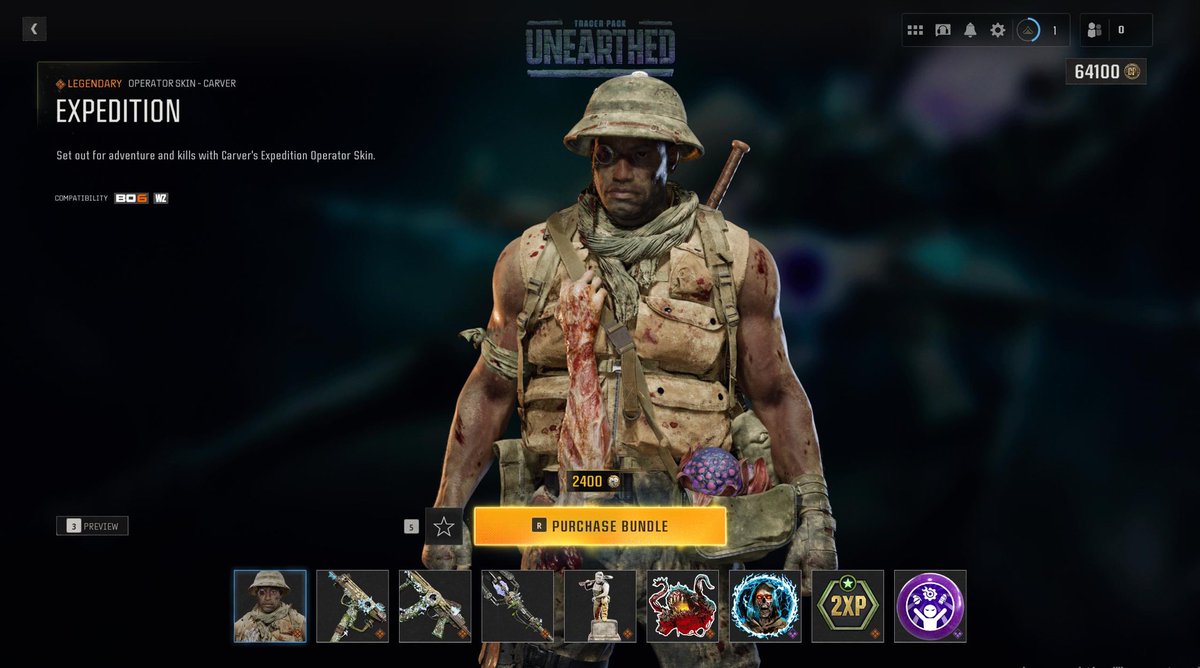 thatoperatorguy's tweet image. #BlackOps6 UNRELEASED BUNDLE GIFTING! 🤯
We are now able to gift upcoming unreleased bundles, see below for what’s giftable! 🤌🏻 

Join the discord to not miss out on cheaper bundles! 💪🏻
1/3