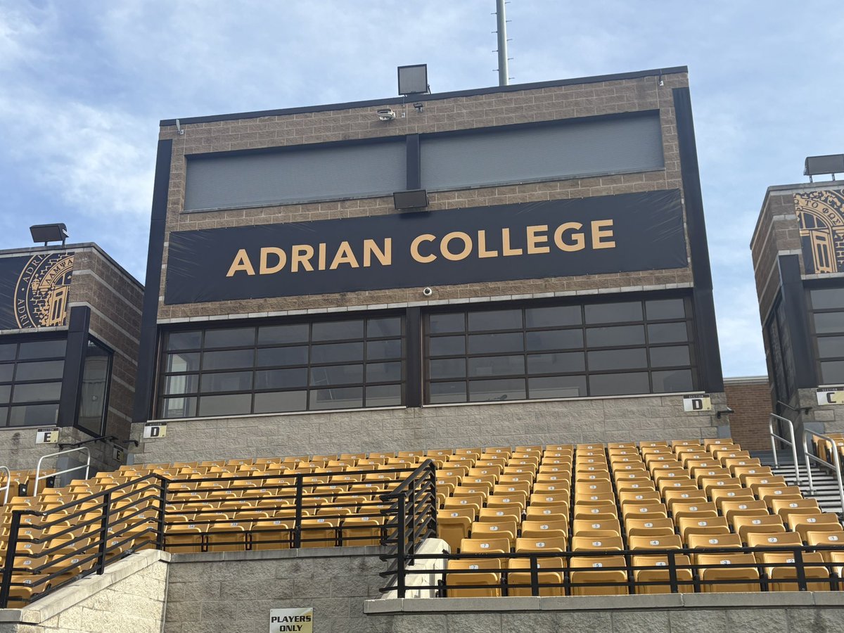 Dezmon Blanch (@dukeblanch_) on Twitter photo After a great visit to <a href="/AdrianCollege/">Adrian College</a> and conversation with <a href="/Coach_Shiels/">Ron Shiels</a> and <a href="/Coach_Palka/">Joe Palka</a> I am very blessed to have received my first offer from Adrian College.
<a href="/CoachHerstein/">Coach Herstein</a> <a href="/D2__Slob/">Jake Slobin</a> <a href="/TheDZone/">TheDZone</a> <a href="/AdrianCollegeFB/">Adrian College Football</a> <a href="/CoachZaim/">Zaim Cunmulaj</a> <a href="/wbslobin/">Billy Slobin</a> After a great visit to <a href="/AdrianCollege/">Adrian College</a> and conversation with <a href="/Coach_Shiels/">Ron Shiels</a> and <a href="/Coach_Palka/">Joe Palka</a> I am very blessed to have received my first offer from Adrian College.
<a href="/CoachHerstein/">Coach Herstein</a> <a href="/D2__Slob/">Jake Slobin</a> <a href="/TheDZone/">TheDZone</a> <a href="/AdrianCollegeFB/">Adrian College Football</a> <a href="/CoachZaim/">Zaim Cunmulaj</a> <a href="/wbslobin/">Billy Slobin</a>