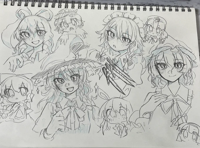 アナログお絵描きに最近ハマってる 
