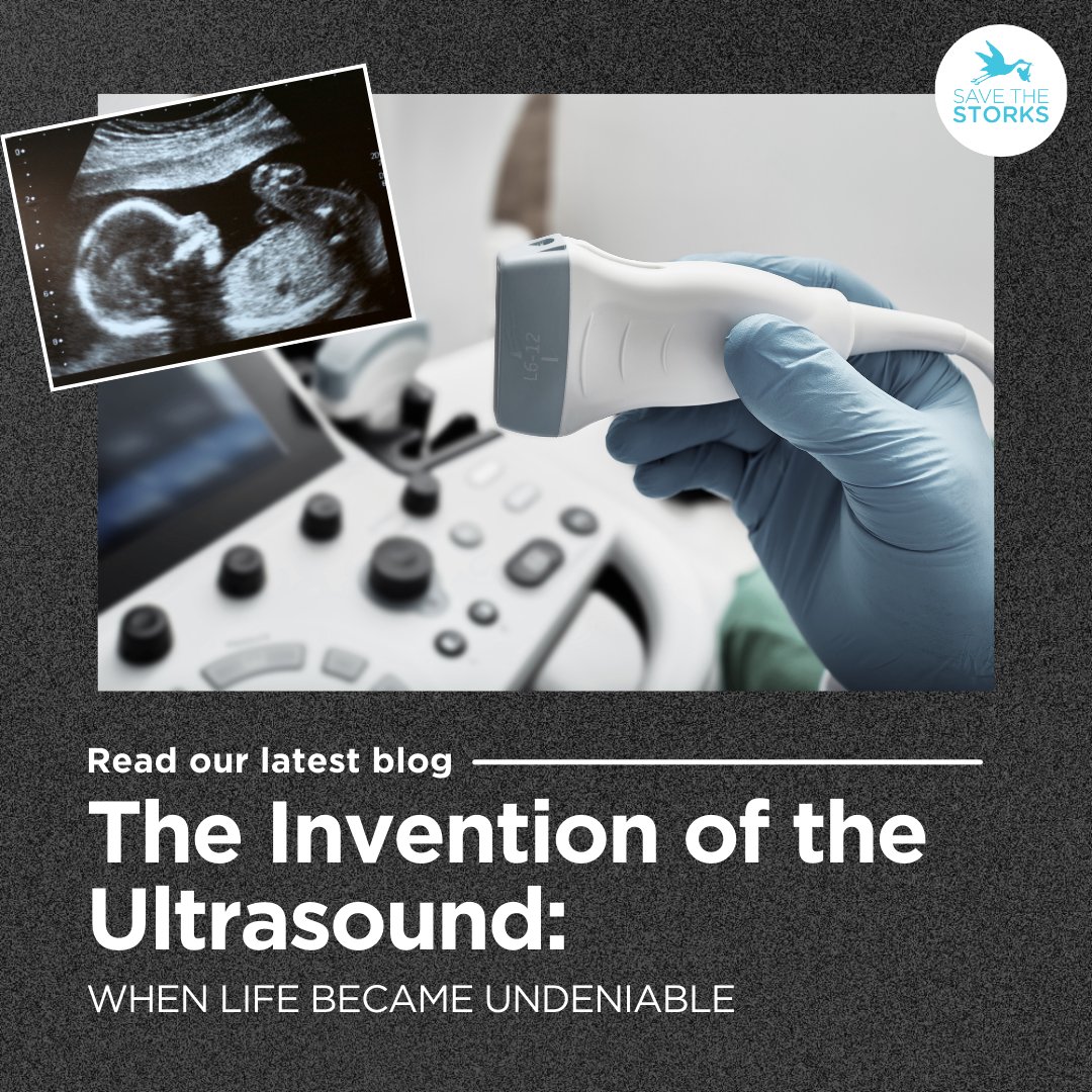 The ultrasound changed EVERYTHING. In the 1950s, Ian Donald gave us a window into the womb, forever changing how we see life in the womb. Today, at Save the Storks, we continue that legacy—helping women learn about the life they are growing with free ultrasounds on our mobile