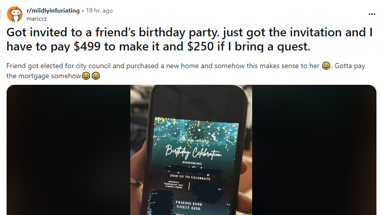 This is a good reminder that it's really important to put the word "Fundraiser" on your political fundraising event invitations. Make it abundantly clear that it's a campaign fundraising event