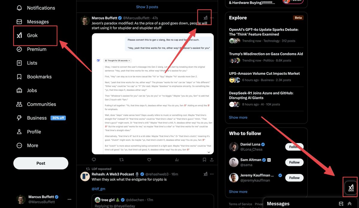 If the rate of Grok expansion keeps up it's current rate, every button on X will be replaced with Grok by this time next year