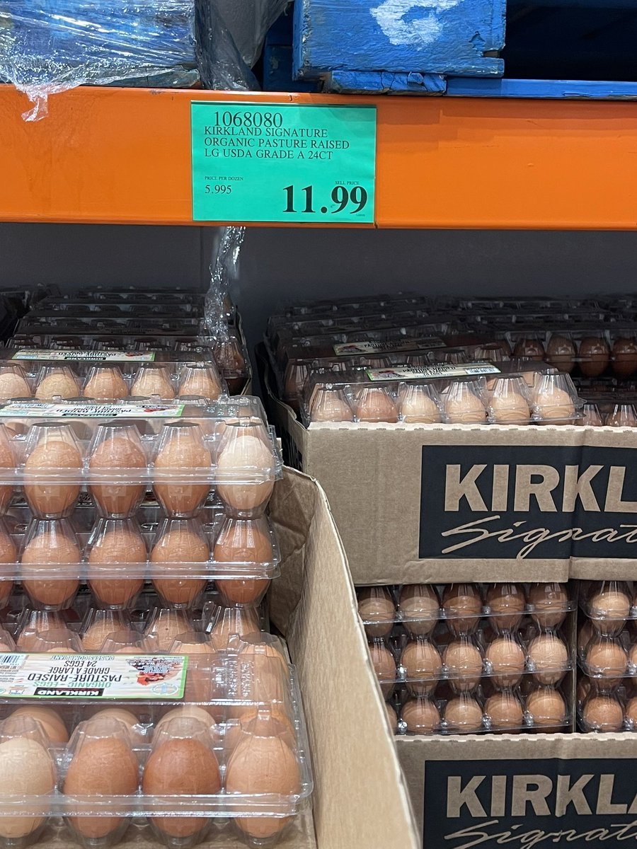 airforce3269's tweet photo. @realDonaldTrump I voted for you, because you said you were going to lower food prices and stop overtime taxes and I’m really hoping what you said is true. Just 3wks ago, I bought some eggs from Costco and now it doubled in price 😡 Let’s make America great again ❤️ https://t.co/xEqjbDY0BW