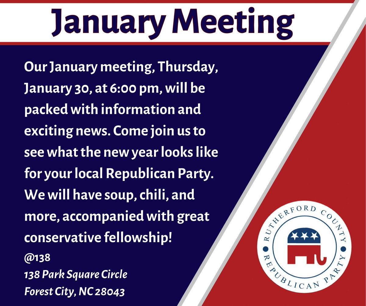 Rutherford County NC GOP tweet media