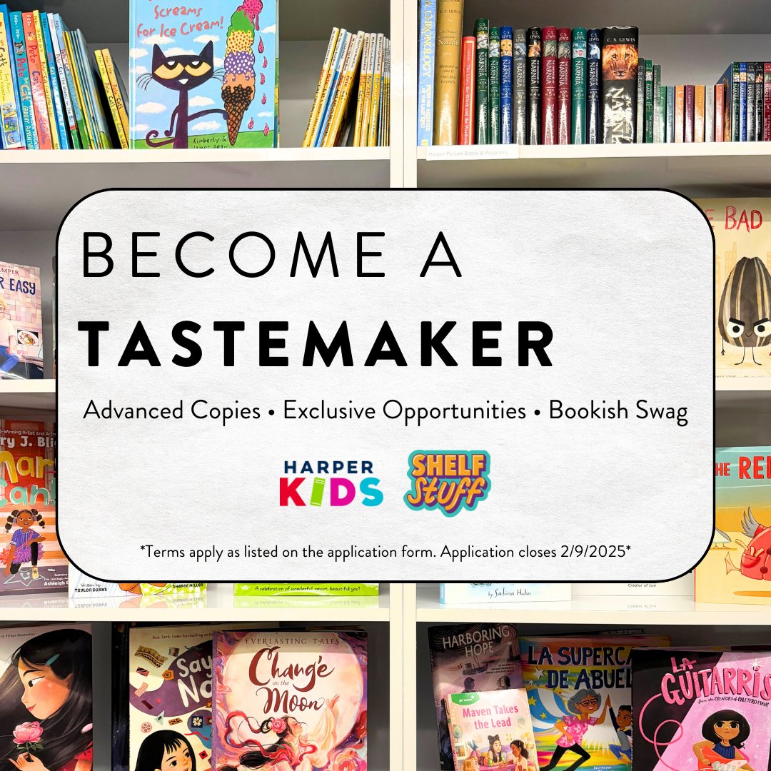 Do you run a BookTok, Bookstagram, BookTube, or bookish Bluesky account? Join our network to gain exclusive access to our latest releases and perks like bookish swag and opportunities only for Tastemakers!

Apply today! (Applications close on Feb 9, 2025) 
airtable.com/appn8C4Tdej63o…