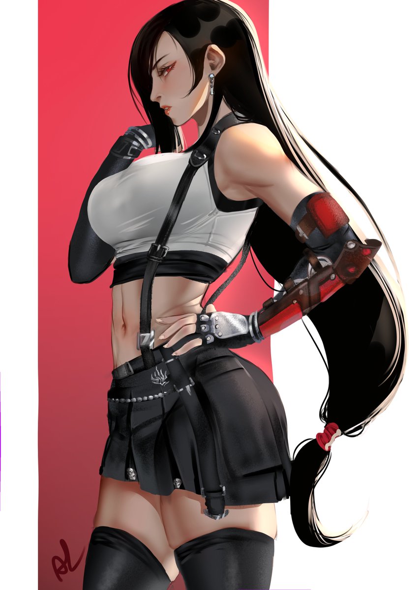 arialladraws's tweet photo. Tifa 
#FinalFantasy7Rebirth https://t.co/JVmJoOokHp