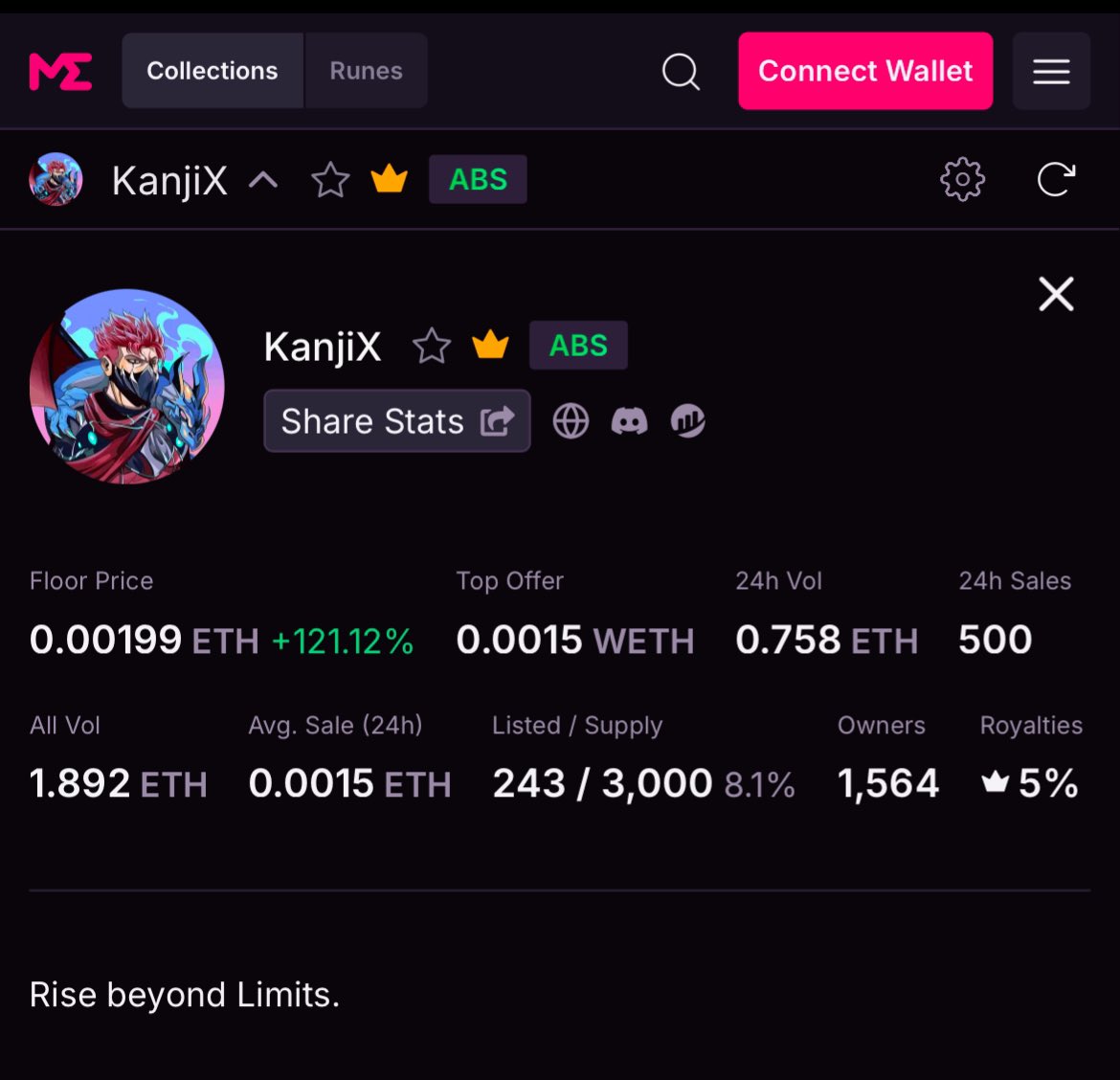 RabidArtWorkRIP (@rabidartworkrip) on Twitter photo How it started vs how it’s going…
Turns out we are all diamond hands 💎 
243 listed… lower fren, let’s go under 100
 1 ETH is fud… nfa <a href="/KanjiiX/">KanjiX Studios</a> 
<a href="/MagicEden/">Magic Eden 🪄</a> wen check mark san ✅? How it started vs how it’s going…
Turns out we are all diamond hands 💎 
243 listed… lower fren, let’s go under 100
 1 ETH is fud… nfa <a href="/KanjiiX/">KanjiX Studios</a> 
<a href="/MagicEden/">Magic Eden 🪄</a> wen check mark san ✅?