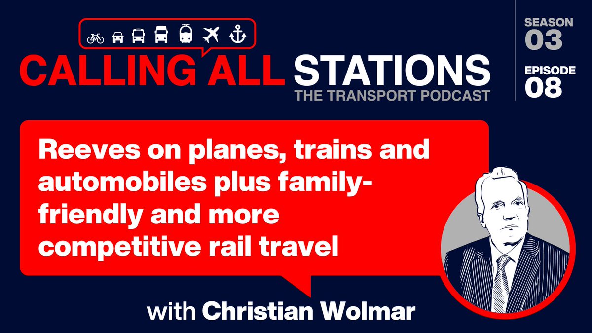 AllStationsPod's tweet image. Season 3 Episode 8 will be coming to you tomorrow at 3pm, courtesy of @christianwolmar &amp;amp; @MarkWalker59, where they’ll be discussing rail, cars, and the Heathrow #thirdrunway