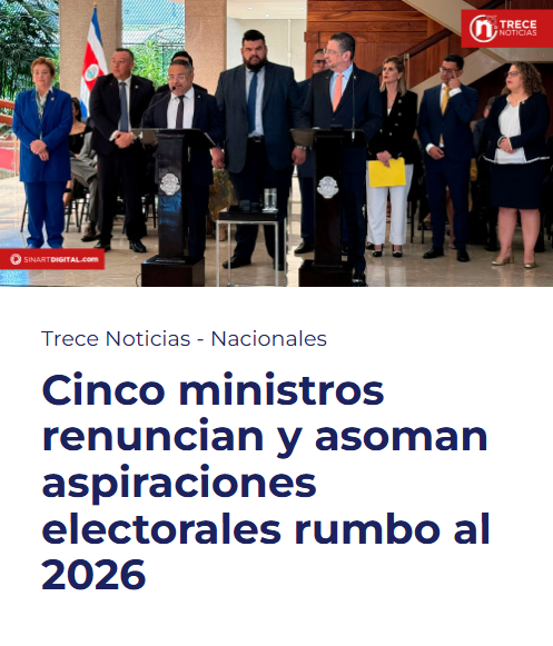 TreceNoticiasCR's tweet photo. Exjerarcas dicen que a partir del lunes 3 de febrero se dedicarán a "actividades personales
Lea la información completa aquí: https://t.co/L2jAAEE8zQ
📱 Lea la información en el enlace de la biografía 🔗
#Sinartdigital
#trecenoticias
#canaltrececr
#radionacionalcr https://t.co/UX1U8m9FoC