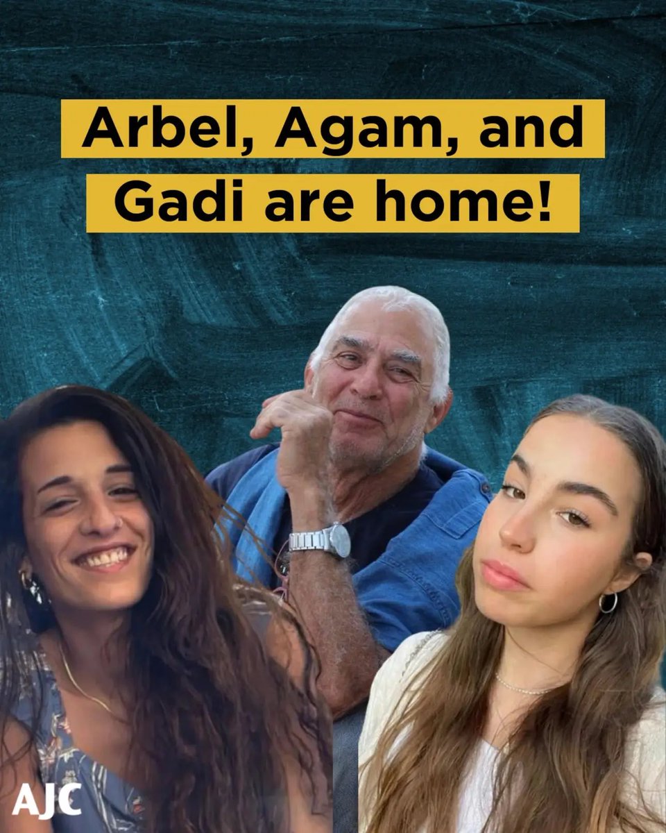 Det är bara när man känner lättnaden när gisslan släpps att man förstår den enorma belastningen man har burit sedan sjunde oktober.
Det är bara när man ser hur många av ”folkmordets offer” beter sig att man inser varför detta krig var oundvikligt…
Välkomna hem ❤️. Am Israel chai