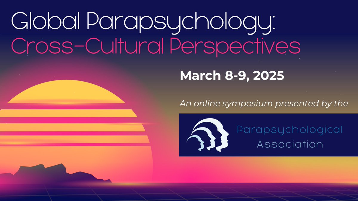 Join “Global Parapsychology: Cross-Cultural Perspectives,” an online symposium (March 8-9) chaired by PA President Dr. Everton Maraldi uniting experts and enthusiasts from around the world to examine the frontiers of parapsychology and human potential: airmeet.com/e/7a0abdf0-da8…