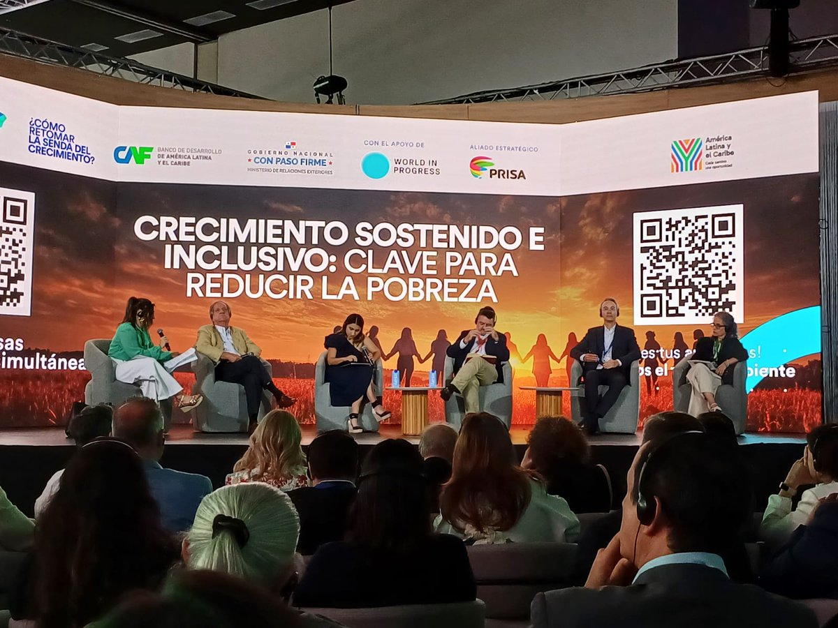 OIT Américas (@oitamericas) on Twitter photo 📍En Panamá 🇵🇦, la Directora Regional de <a href="/OITAmericas/">OIT Américas</a>, Ana Virginia Moreira, participó en el #ForoEconómicoCAF2025, donde resaltó la importancia de la formalización, la productividad y la inclusión en el panel "Crecimiento sostenido e inclusivo: clave para reducir la pobreza". 📍En Panamá 🇵🇦, la Directora Regional de <a href="/OITAmericas/">OIT Américas</a>, Ana Virginia Moreira, participó en el #ForoEconómicoCAF2025, donde resaltó la importancia de la formalización, la productividad y la inclusión en el panel "Crecimiento sostenido e inclusivo: clave para reducir la pobreza".