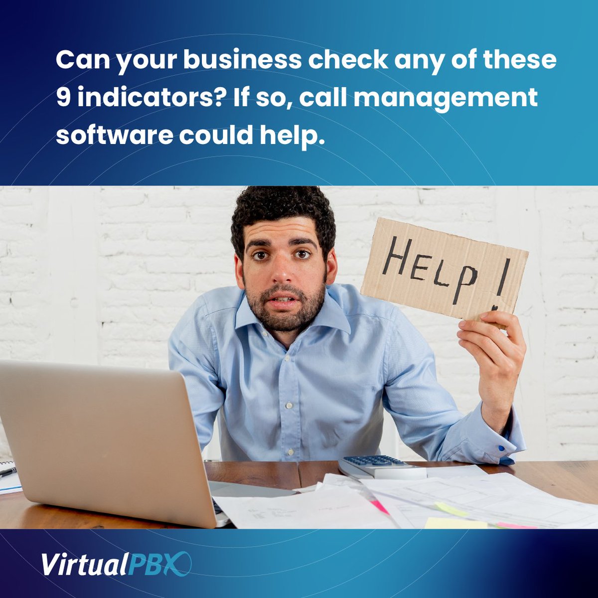 VirtualPBX's tweet image. As businesses grow and change, processes can get overstressed and out of wack. In our latest blog, we talk through 9 key indicators that you might benefit from call management  to get organized and back in control. ow.ly/5MOX50UPVmi

#callmanagement
#callmanagementresources