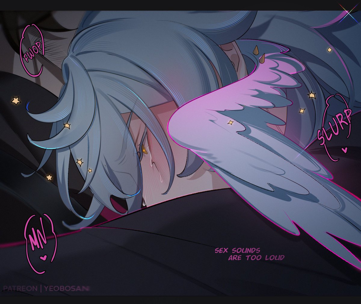 "Two left" [Gallagher x Sunday]
! public restrooms smut
! 15 panels