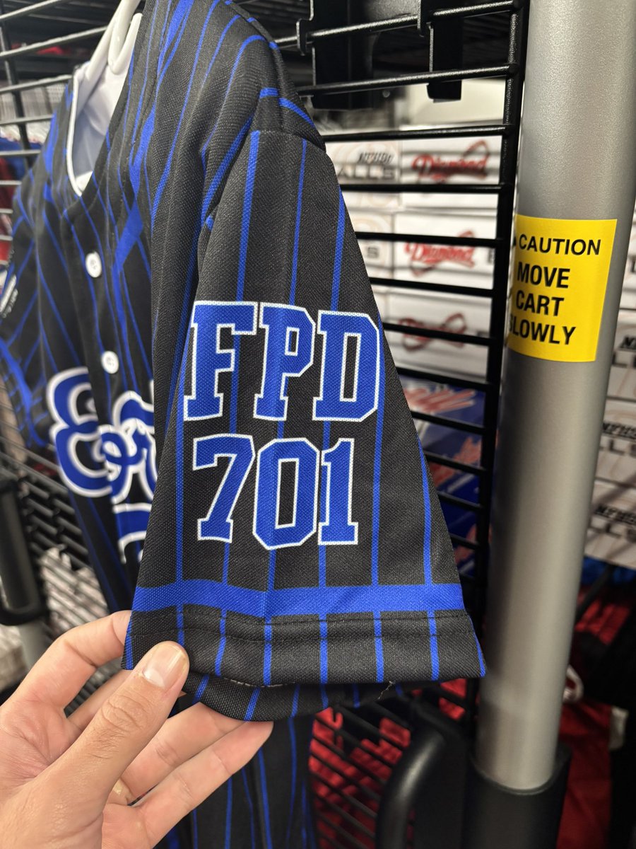 Fired up for these ! Thank you to Juli, Karson and the entire Gillchriest Family for designing and sponsoring these jerseys! 

In loving memory of Capt. Danny Gillchriest. Thank you for your service, love for our community and Exporter Baseball.

⚾️⚓️👮‍♂️