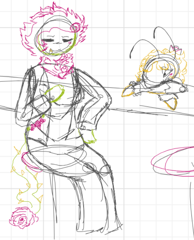 did yall know i'm an artist. and i draw sometimes. yeah
( ocs by lenondenon ! ! )