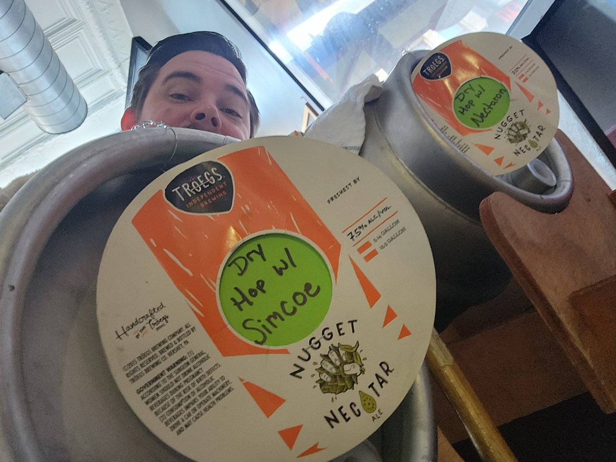 Bestbrewdeli's tweet image. Which one should we tap first...? @TroegsBeer #NuggetNectar Dueling Pins 6pm &amp;amp; 7pm TONIGHT!