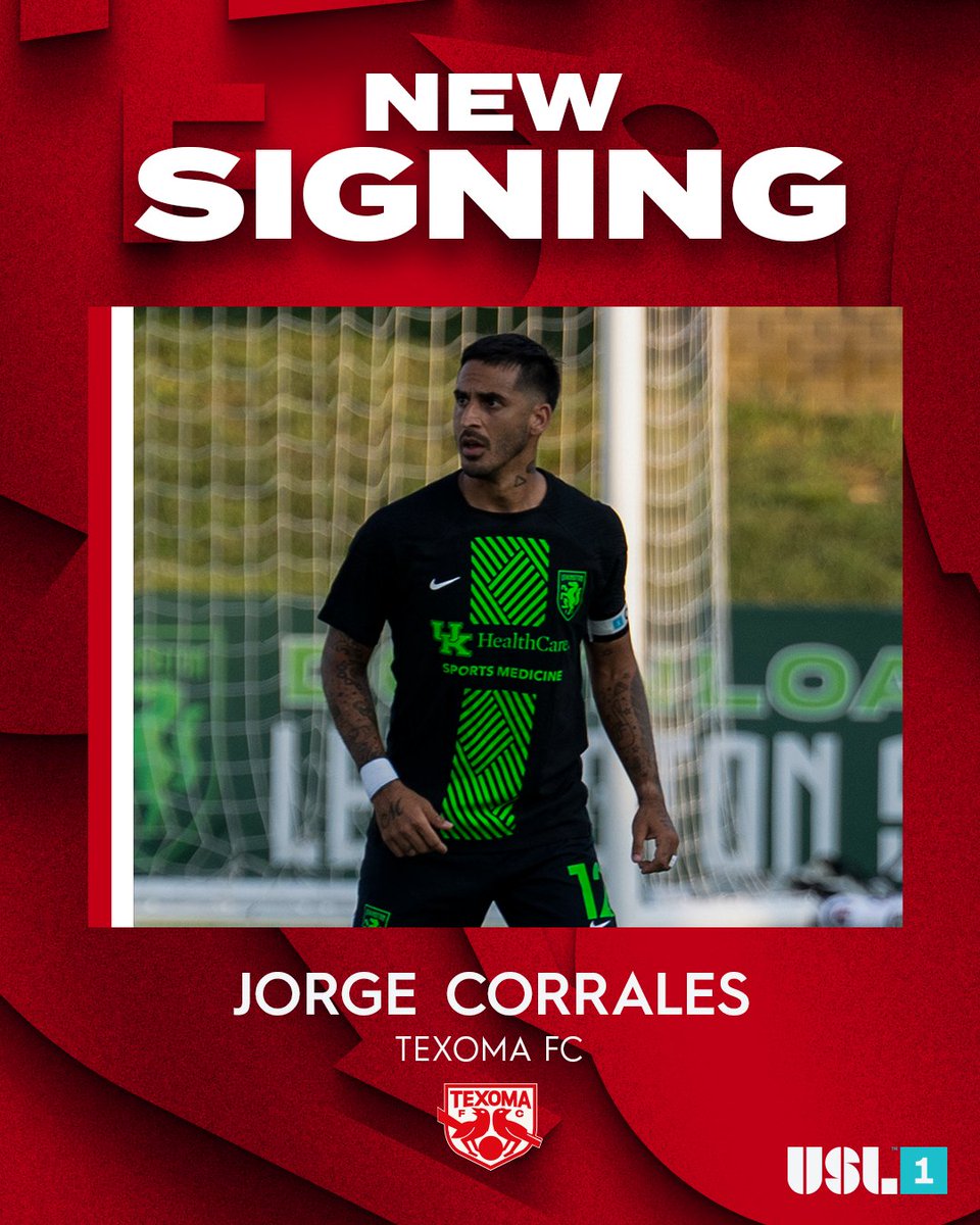 𝐕𝐞𝐭𝐞𝐫𝐚𝐧 𝐞𝐱𝐩𝐞𝐫𝐢𝐞𝐧𝐜𝐞 💪😤

@TexomaFC2023 has signed defenders <a href="/CorralesJorge13/">Jorge Luis Corrales Cordero</a> and <a href="/preston_kilwien/">Preston Kilwien</a> ahead of the 2025 season.

✍️ bit.ly/4gg2bcY