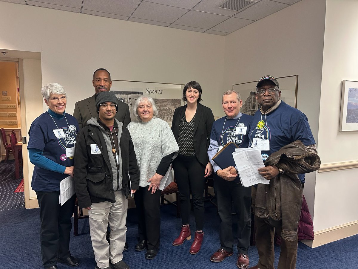 ACTforPower's tweet image. More photos from today’s Advocacy Day in Annapolis with the Maryland Just Power Alliance (ACT, AIM, and PATH)!
We showed our legislators that their everyday constituents care about climate, housing, tenants’ rights, pre-K, and immigrant protections. 
@mdjustpower