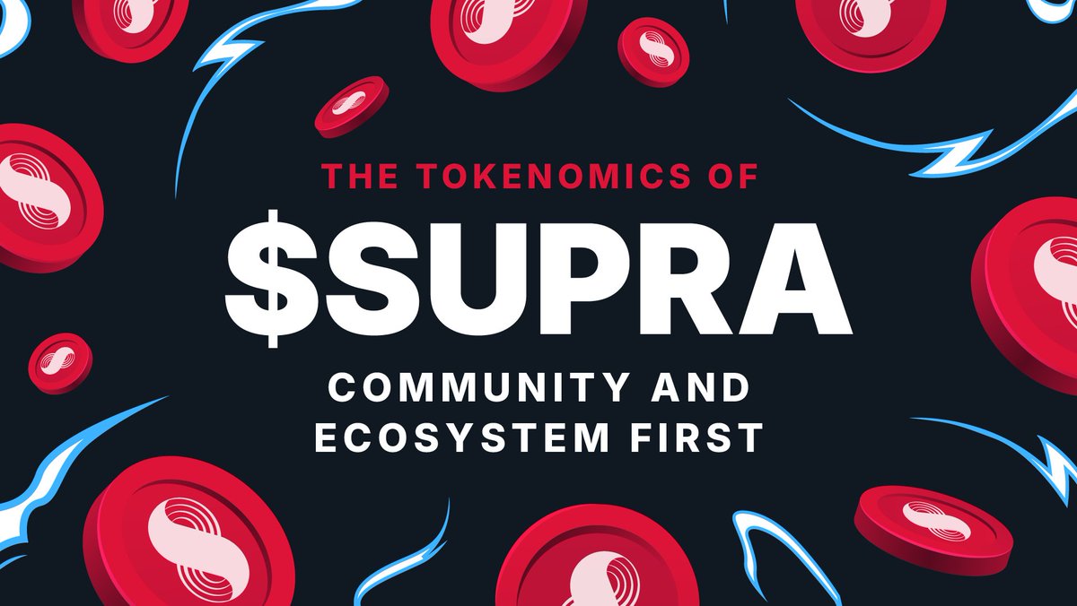 vancejacobb's tweet image. I have some bullish gems in my portfolio, but $SUPRA is a unique, super bullish, and community-focused ecosystem.

Massive.