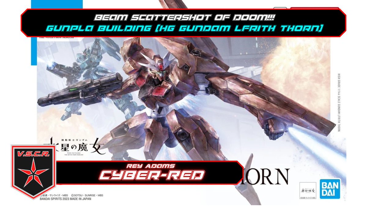 ReyAdamsVT85's tweet image. INCOMING TRANSMISSION!
#CyberRedLIVE

It's #gunpla time!
Last week, we built the Lfrith Ur &amp;amp; tonight @ 8pm, We're building it's sister unit, the HG Gundam Lfrith Thorn!
 
#VtubersUprising
(⬇️🔗⬇️)