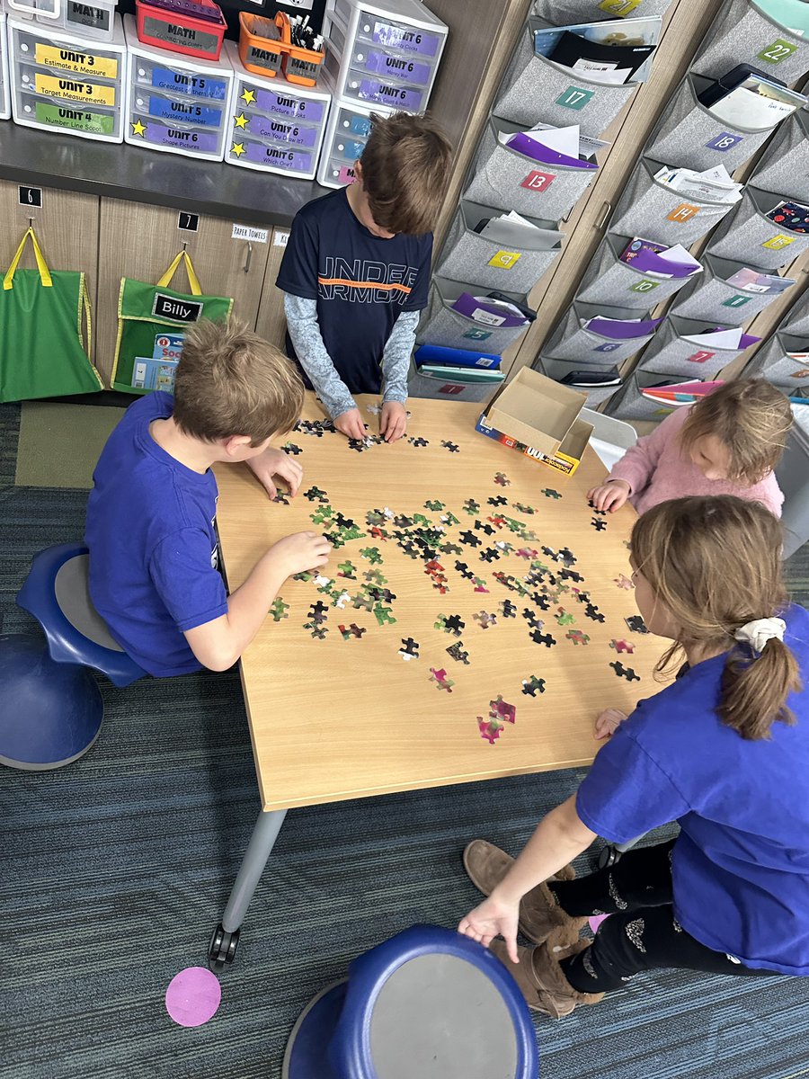 100 piece puzzles on the 100th day of school! 💯 <a href="/FSD79/">Fremont District 79</a>