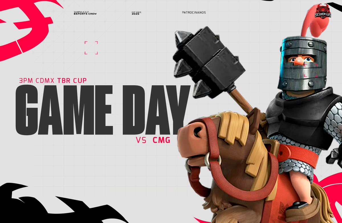 Match Day 💣

🏆 <a href="/TBR_Cup/">TBR CUP</a>
📅 Jueves 30/01
🆚️ <a href="/CMG_EsportsCR/">CMG E-Sport</a>
⌚️ 3:00 PM 🇲🇽 MX