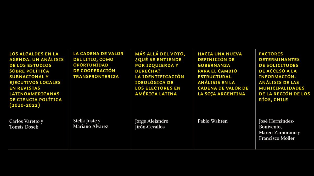 #INVESTIGACIÓN | Ya está disponible el nuevo número de la revista Economía y Política de #GobiernoUAI

-Vol. 11 Núm. 2 (2024), con cinco artículos de distintas áreas
-Dirigida por Cristóbal Bellolio (<a href="/cbellolio/">Cristóbal Bellolio</a>)
-Léela y descárgala gratis aquí: economiaypolitica.cl/index.php/eyp

<a href="/UAI_CL/">UAI</a>