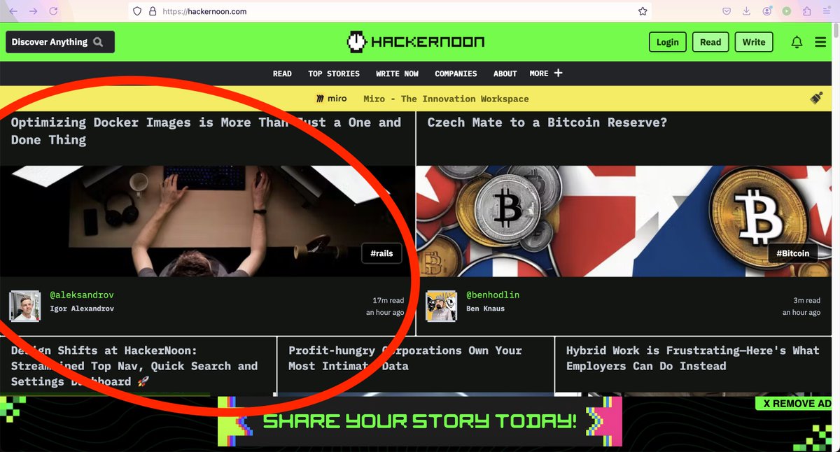 igor_alexandrov's tweet image. Mom, I am on the front page of @hackernoon. 

The #achievement #unlocked on the #hackernoon.