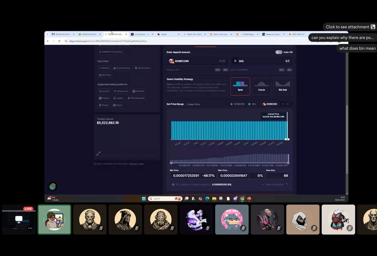Online class to learn dllm pool thanks to @MomsBasementSOL 
We had a great time with <a href="/TheRoninDAO/">TheRoninDAO</a> team
We fight for our goals to create a useful and beneficial Community👑