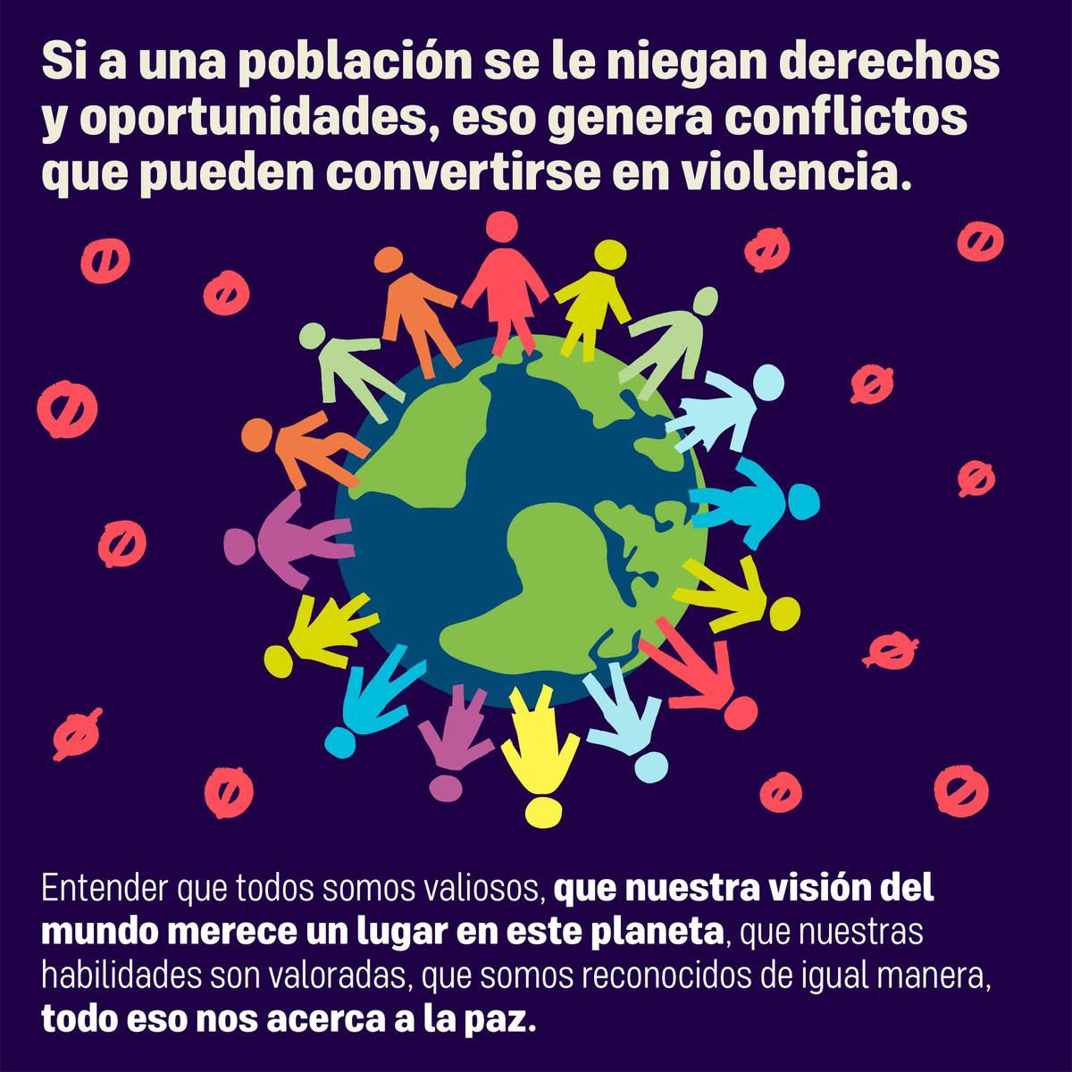 fconstruir's tweet photo. #Campaña 𝗕𝘂𝘀𝗾𝘂𝗲𝗺𝗼𝘀 #𝗗𝗶𝗮́𝗹𝗼𝗴𝗼 𝗻𝗼 𝗖𝗼𝗻𝗳𝗹𝗶𝗰𝘁𝗼 estamos convencidos de que fomentar la cultura de la paz, puede generar un cambio radical en la sociedad, se lanza la campaña para promover una cultura de paz.
Puedes sumarte más información ￼64166543 https://t.co/jC3WuMuo2c