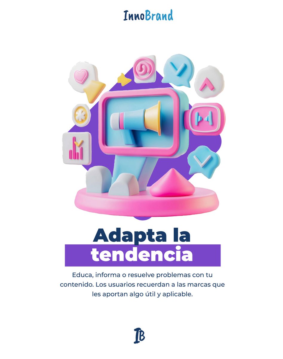SoyInnobrand's tweet photo. No todas las tendencias son para todos. Conecta con las que hablen a tu audiencia y reflejen tu marca. https://t.co/w4rMuYFFH2