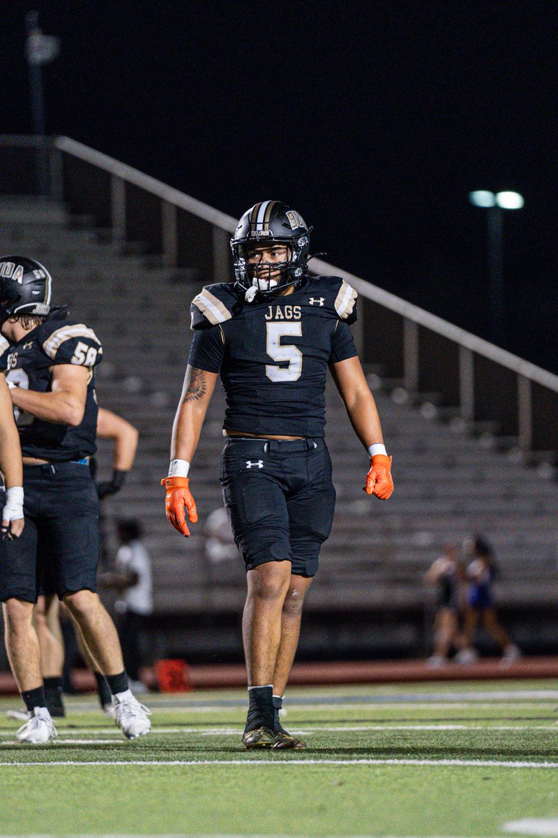 Carlos Lujan ! 
• 160 tackles 
•2x 6A Honorable Mention
•3 yr varsity starter 
•2 year D-Captain 
•Olb/saftey