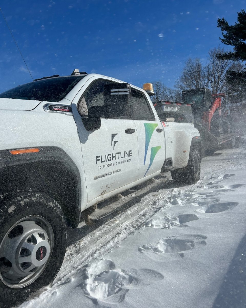 FlightLineGolf's tweet image. What does a golf course construction team do in winter? ❄️ We’re not on the course, but there’s plenty to do! Equipment gets tuned up, schedules are finalized, and materials are ordered. Winter prep keeps us ready for another big year — we can’t wait to see you out there! ⛳