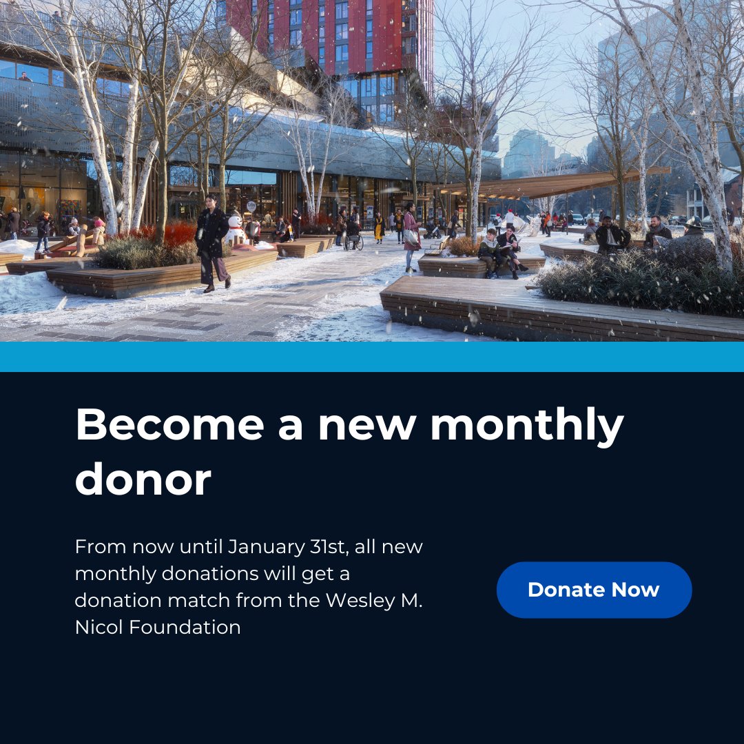 Each new monthly donor that signs up to the new build Odenak for a min. of $15/monthly for 12 months will get a one-time $100 contribution from the Wesley M. Nicol Foundation. Our goal's 150 new monthly donors by January 31, 2025. Donate online now! bit.ly/3GARQJe