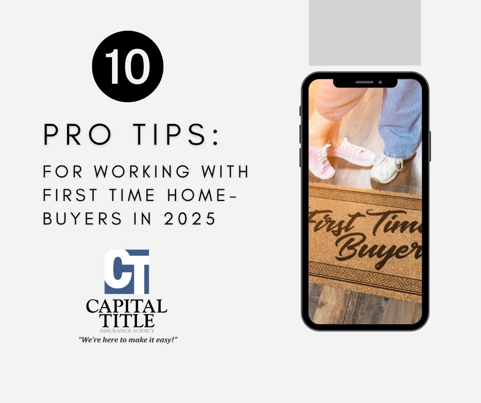 CapitalTitleMI's tweet image. Are you ready to make a difference in the lives of first-time homebuyers in 2025? Here are 10 pro tips that will guide you towards helping them navigate this exciting journey with confidence. 🏠 
heyor.ca/hb97rr
#FirstTimeHomebuyers #HomeBuyingTips #NavigatingRealEstate