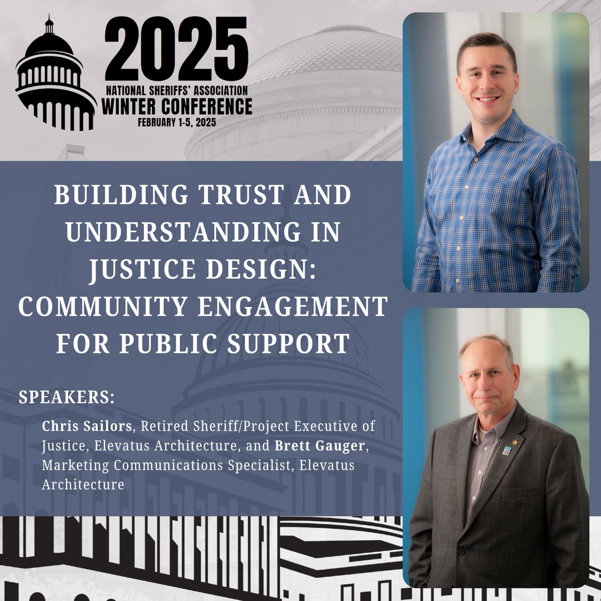 NationalSheriff's tweet image. Final Day of #Sheriffs2025 Speaker Spotlight!

The wait is almost over, tomorrow, we kick off the 2025 NSA Winter Conference!

For our final Speaker Spotlight, we’re showcasing the leaders, innovators, and change makers who will take the stage to share game changing insights.…